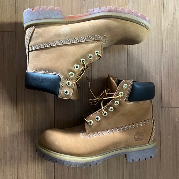 Timberland TB010061 713 Wheat Nubuck 6 Inch Premium Waterproof Boots Size 7.5 - Picture 5 of 8